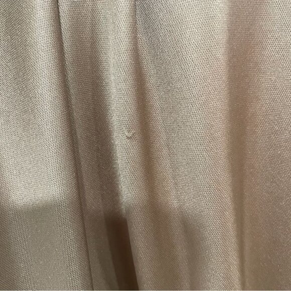 Camel Drape Lingerie Set Ribbed Neckline Oversized Relaxed Modern Chic Luxurious - Picture 8 of 16